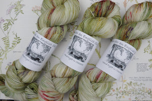 Hedgerow Holly Hand Dyed Christmas yarn