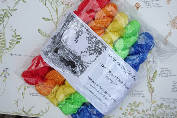 5 X 20g Mini Skein Set - Crayon Box