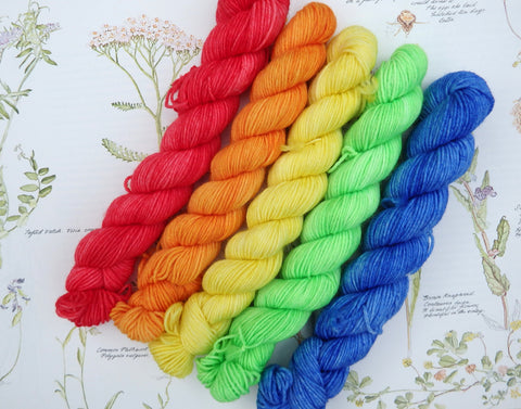 5 X 20g Mini Skein Set - Crayon Box