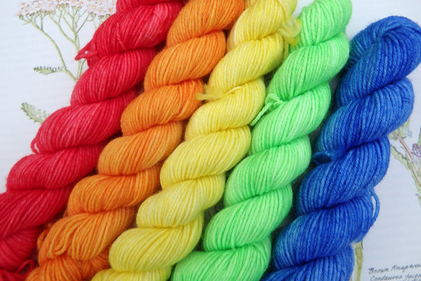 5 X 20g Mini Skein Set - Crayon Box