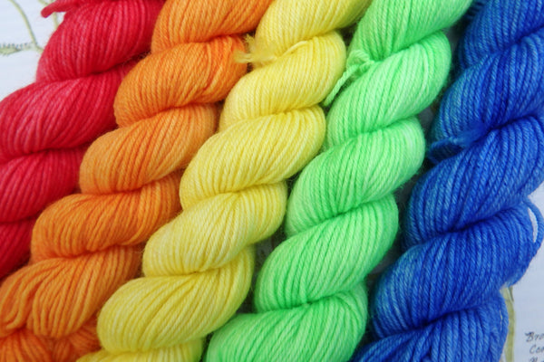 5 X 20g Mini Skein Set - Crayon Box